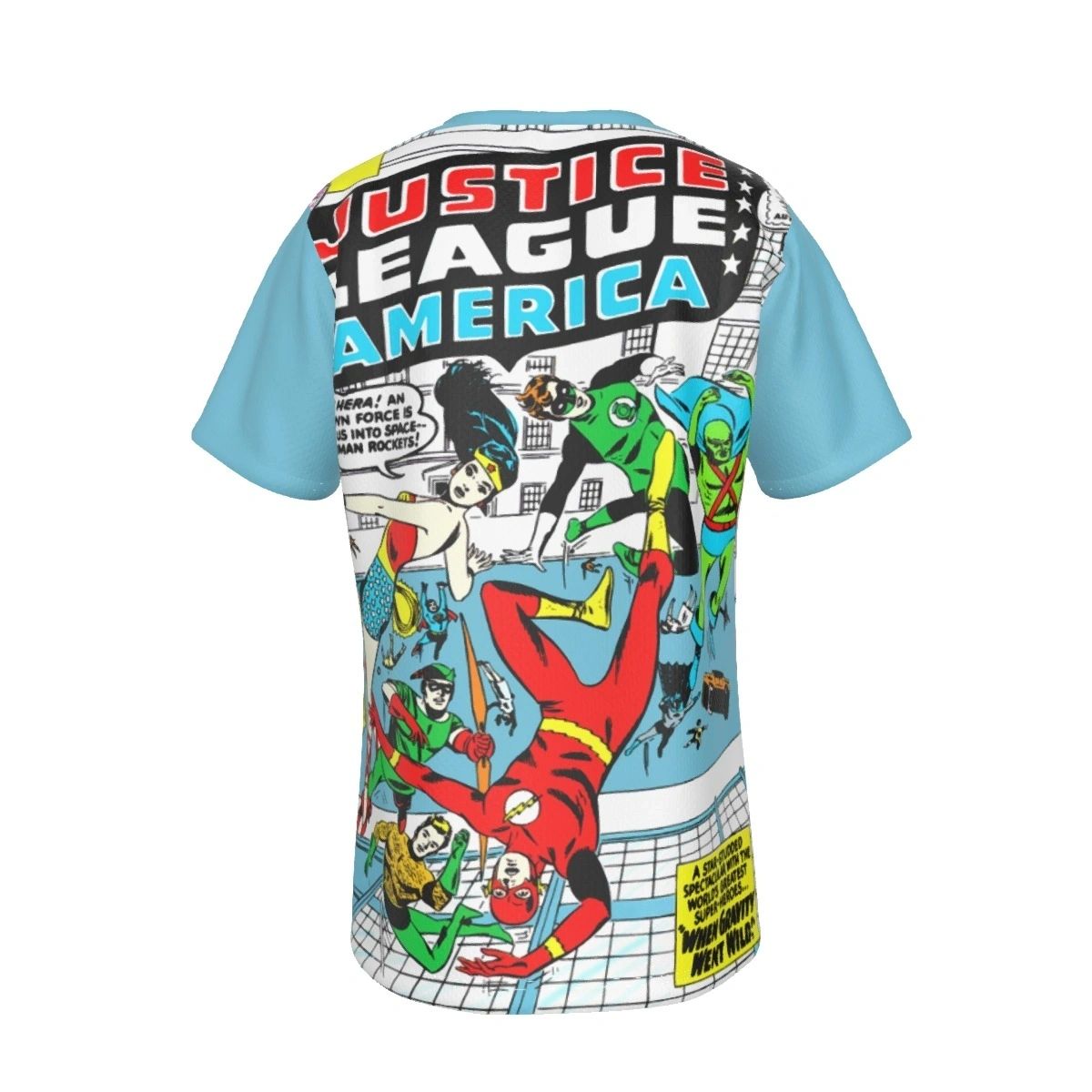 JLA 5 COVER ALL OVER PRINT SHIRT AND TANK-JLA FROM THE BEGINNING 8