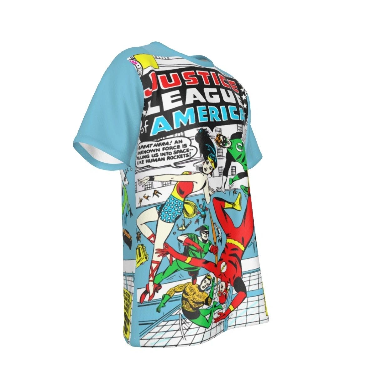 JLA 5 COVER ALL OVER PRINT SHIRT AND TANK-JLA FROM THE BEGINNING 8
