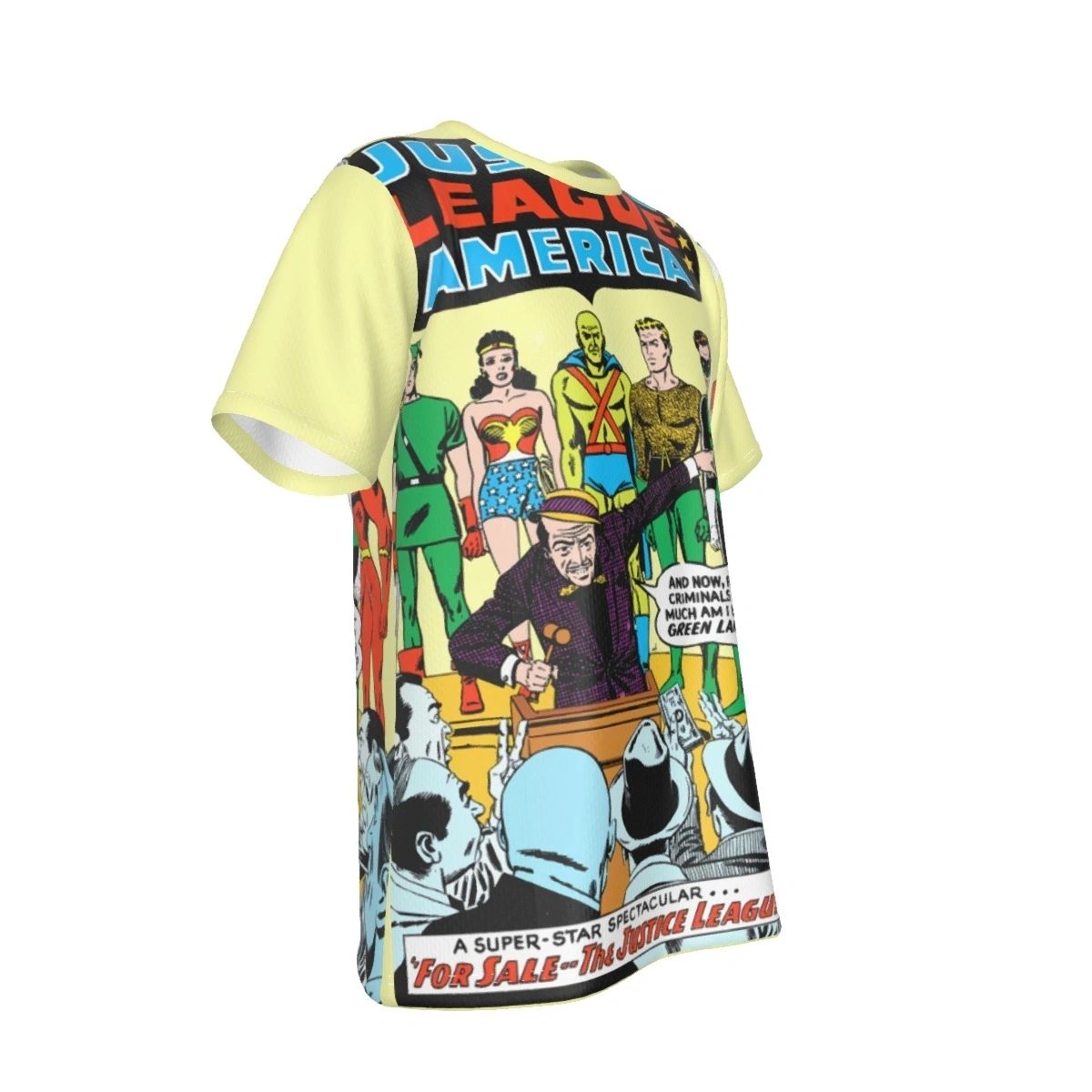 JLA 8 COVER ALL OVER PRINT SHIRT AND TANK-JLA FROM THE BEGINNING 11th Appearance