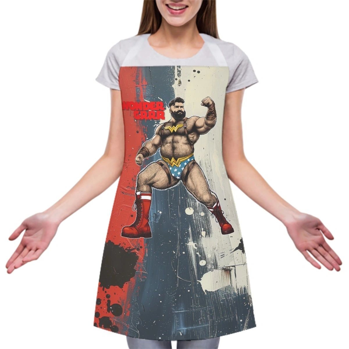 WONDER-GRRR APRON -OF THE SUPERGRRRRs SERIES