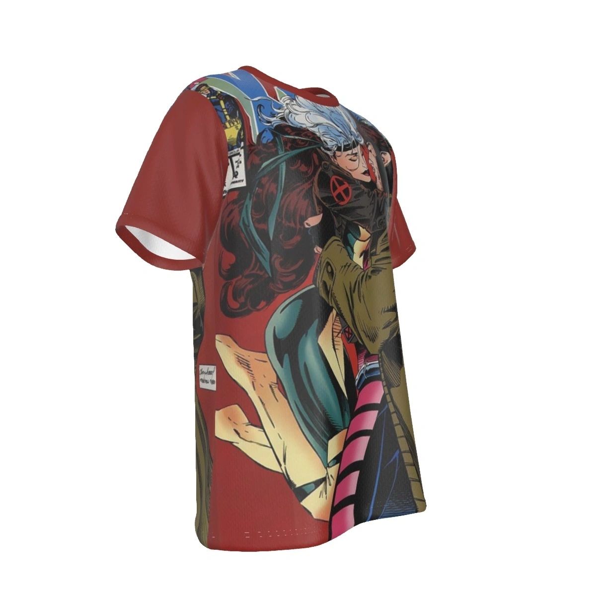XMEN 24 ALL OVER PRINT SHIRT AND TANK - GAMBIT AND ROGUE KISS