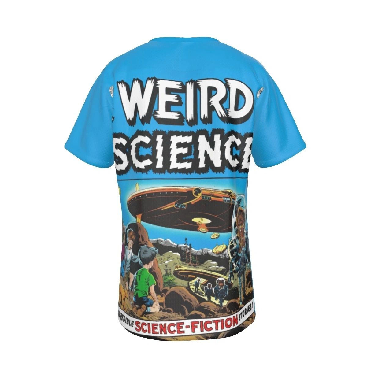 WEIRD SCIENCE FICTION 16 ALL OVER PRINT SHIRT - WALLY WOOD ART