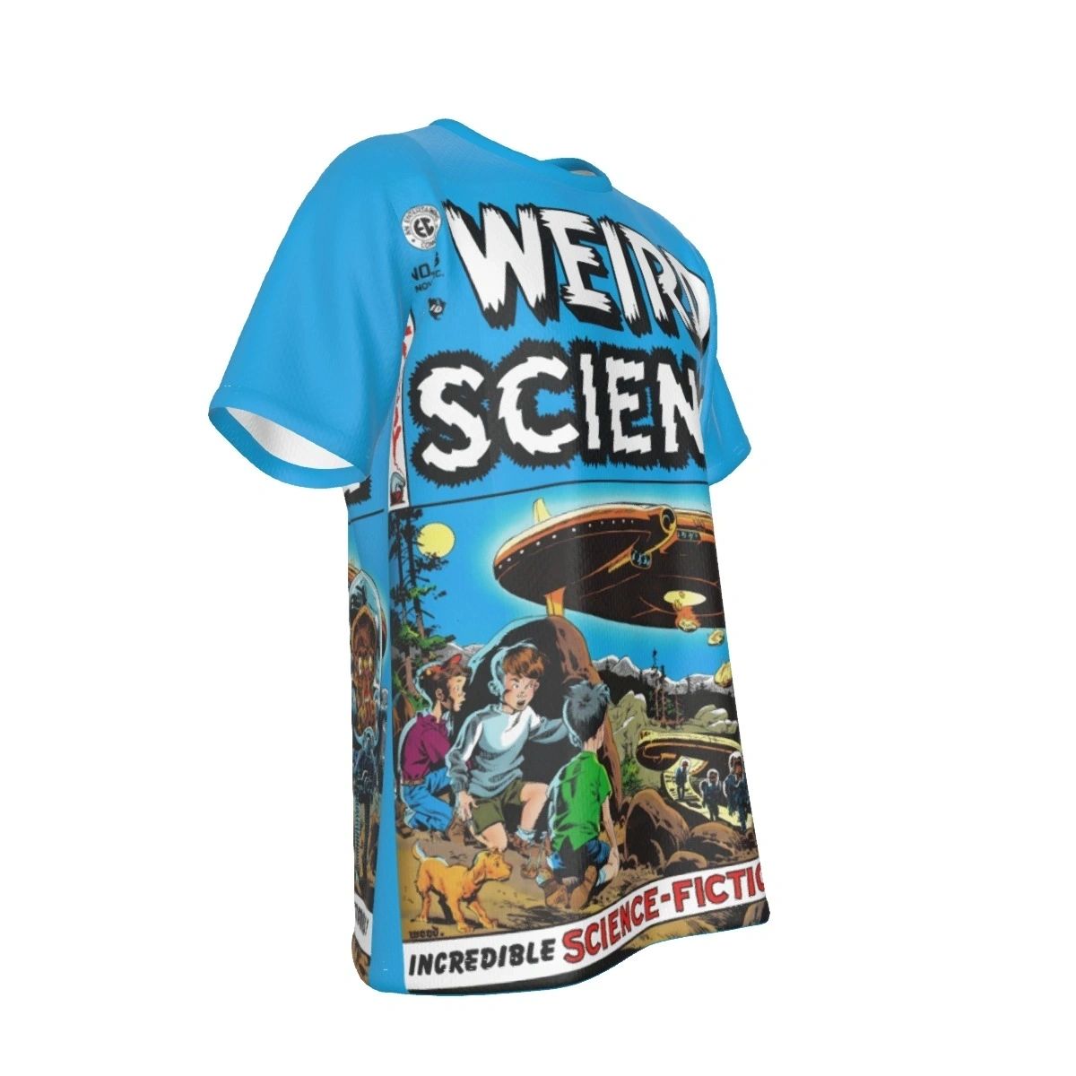 WEIRD SCIENCE FICTION 16 ALL OVER PRINT SHIRT - WALLY WOOD ART