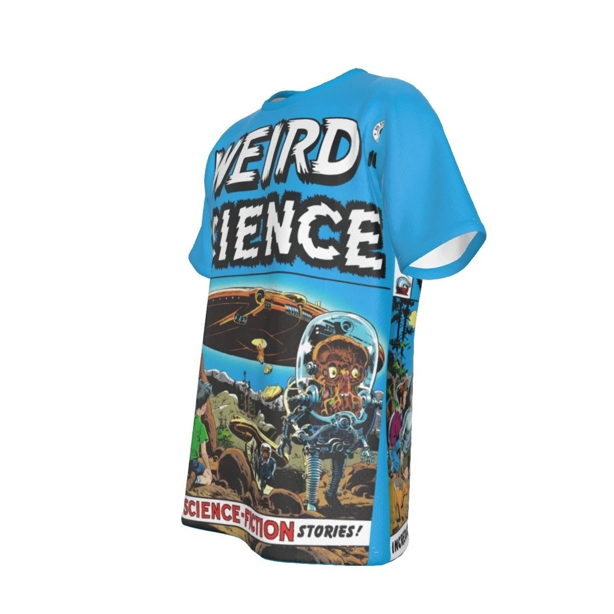WEIRD SCIENCE FICTION 16 ALL OVER PRINT SHIRT - WALLY WOOD ART