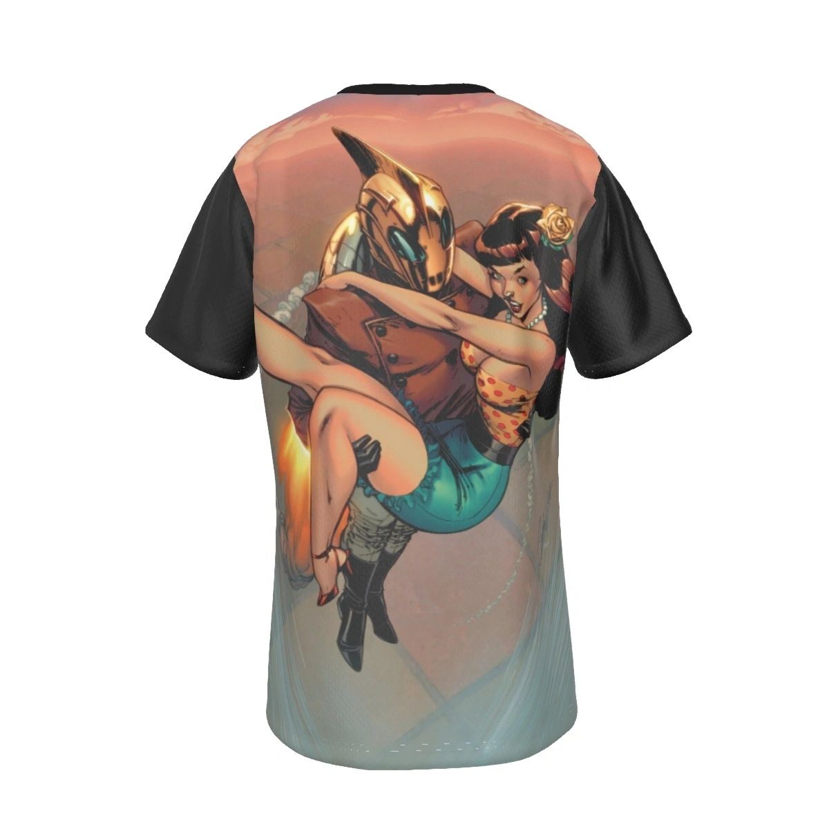 ROCKETEER PINUP ALL OVER PRINT SHIRT AND TANK
