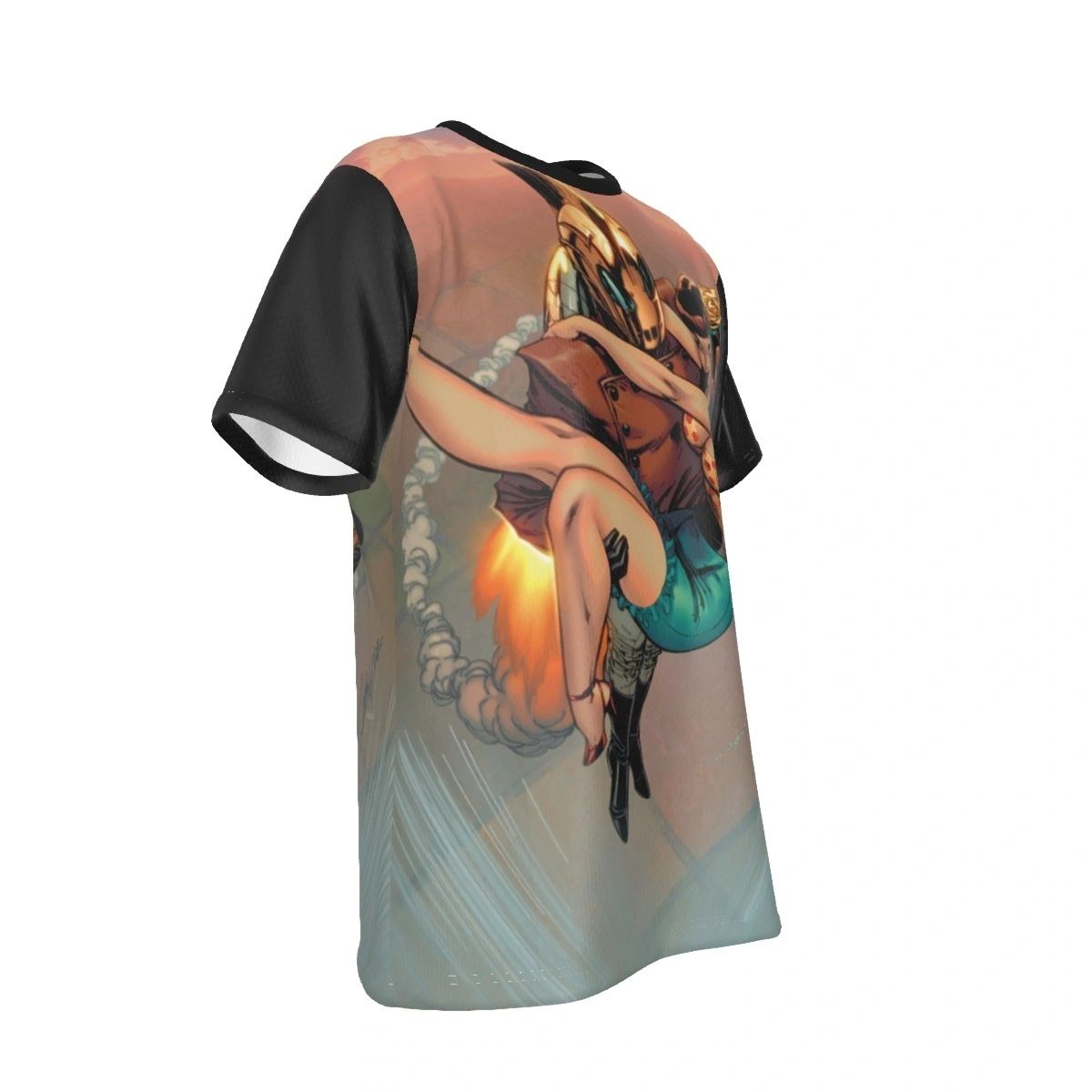 ROCKETEER PINUP ALL OVER PRINT SHIRT AND TANK