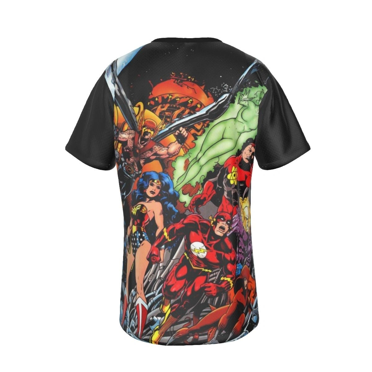 JLA 0 ALL OVER PRINT SHIRT AND TANK - WITH NUKLON