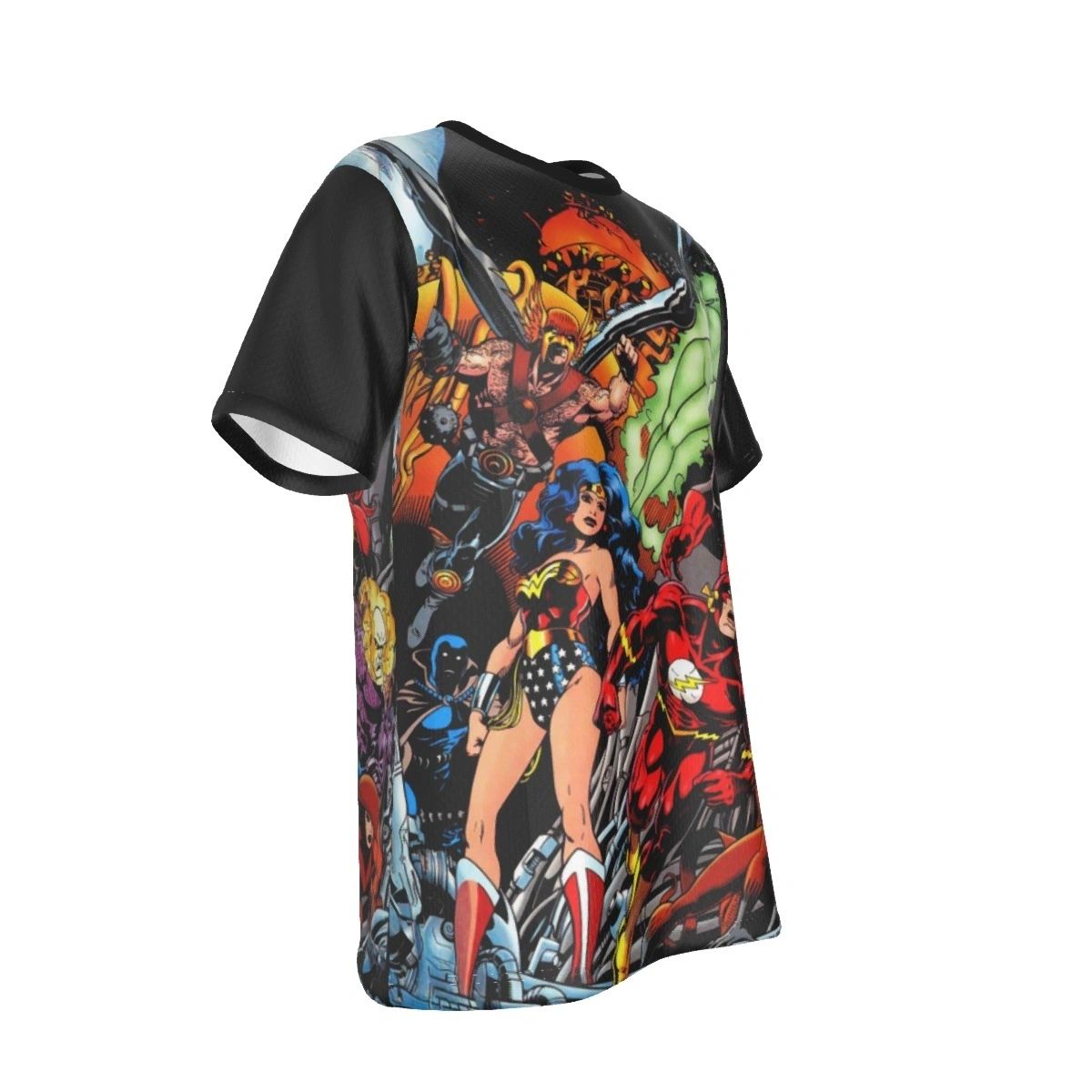 JLA 0 ALL OVER PRINT SHIRT AND TANK - WITH NUKLON
