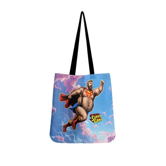 SUPER-GRRR CLOTH TOTE BAG