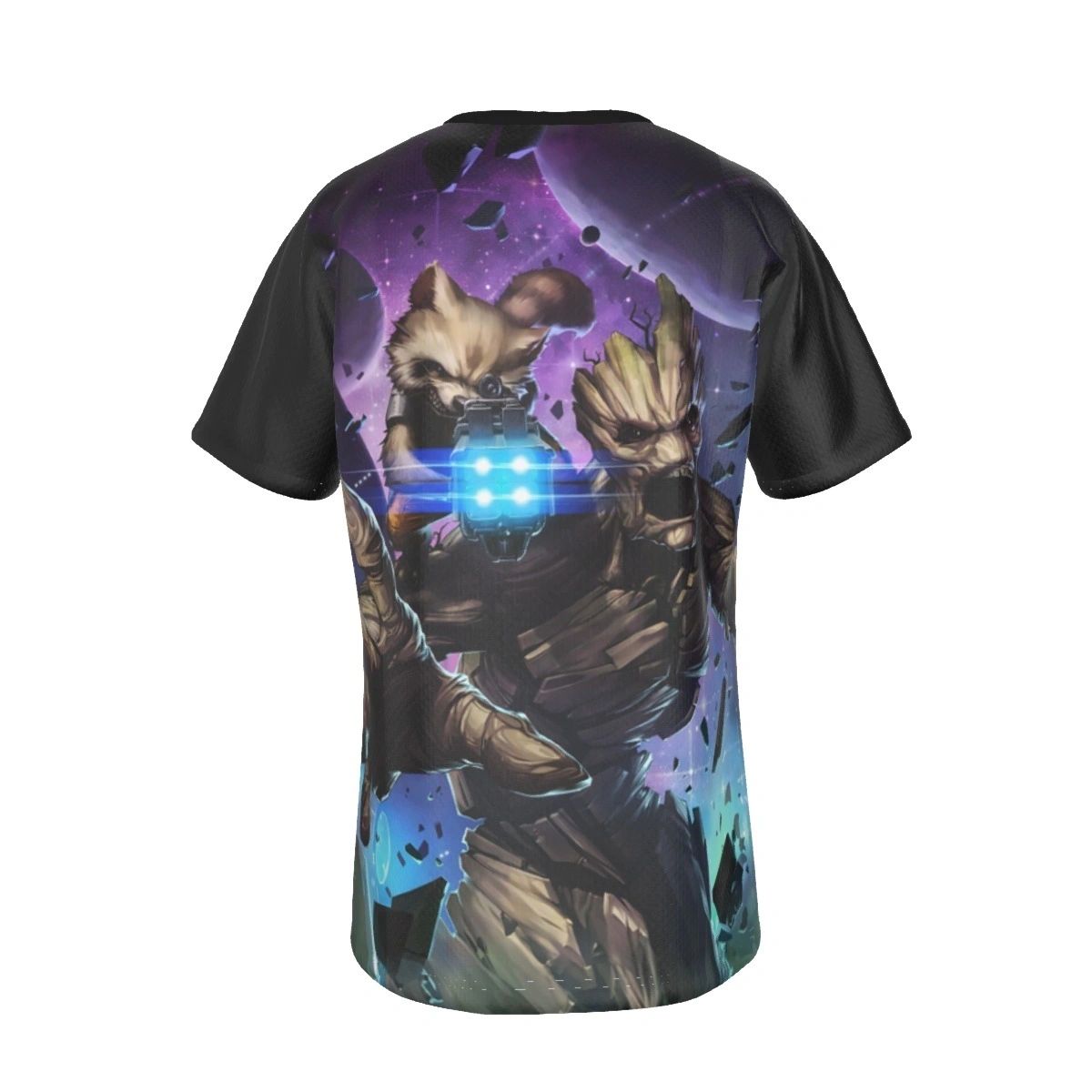 ROCKET RACCOON AND GROOT ALL OVER PRINT SHIRT AND TANK