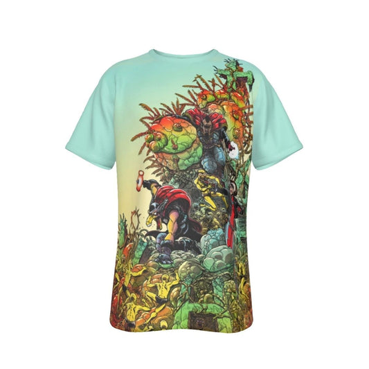 AVENGERS 100 ANNIVERSARY ALL OVER PRINT SHIRT AND TANK - JAMES STOKOE ART - SECRET SALE