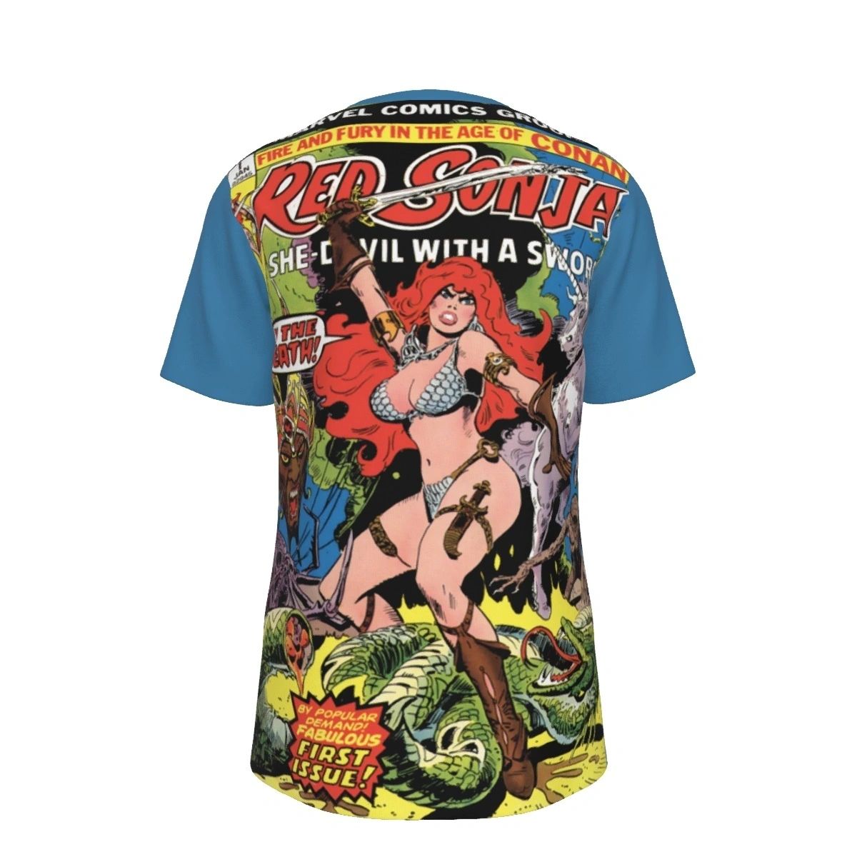 MARVEL FEATURE 1 RED SONJA ALL OVER PRINT SHIRT AND TANK