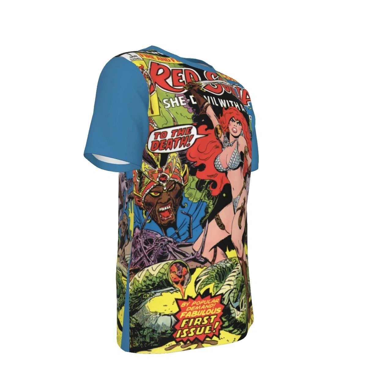 MARVEL FEATURE 1 RED SONJA ALL OVER PRINT SHIRT AND TANK