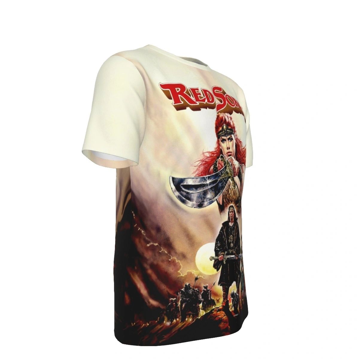 RED SONJA MOVIE POSTER ALL OVER PRINT SHIRT AND TANK