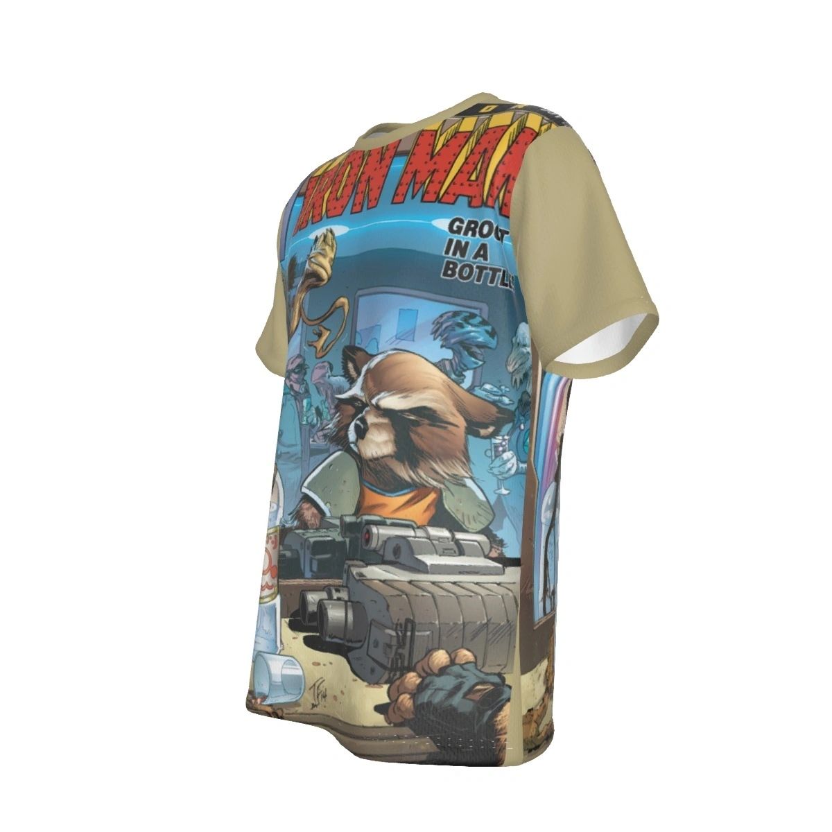 SUPERIOR IRONMAN 1 - ROCKET RACCOON 1 ALL OVER PRINT SHIRT AND TANK - SECRET SALE