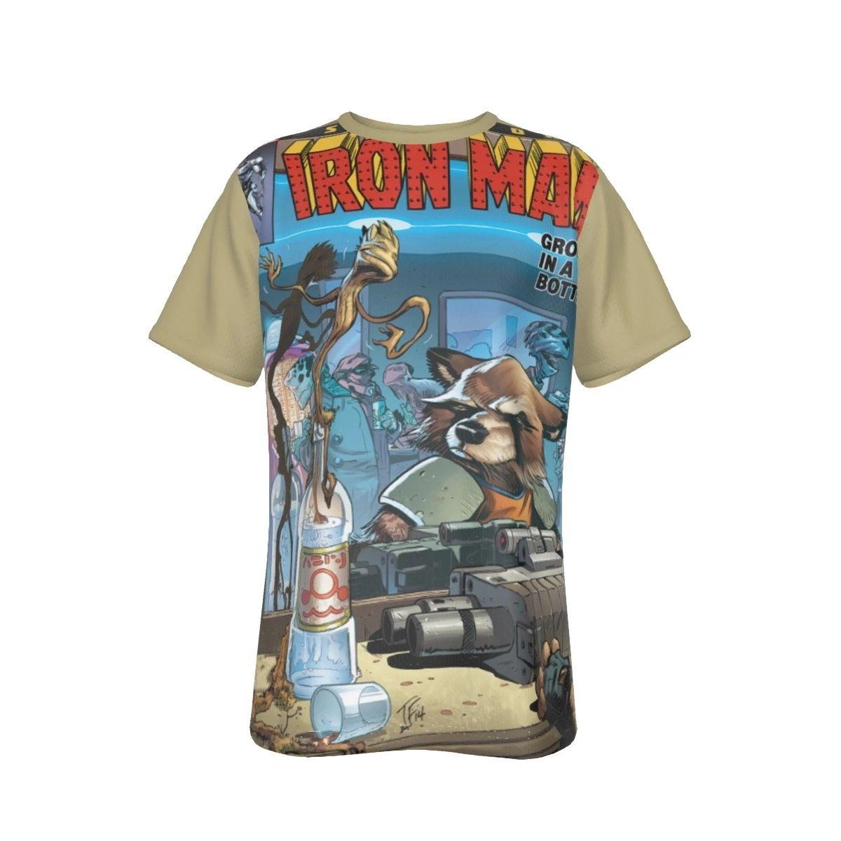 SUPERIOR IRONMAN 1 - ROCKET RACCOON 1 ALL OVER PRINT SHIRT AND TANK - SECRET SALE