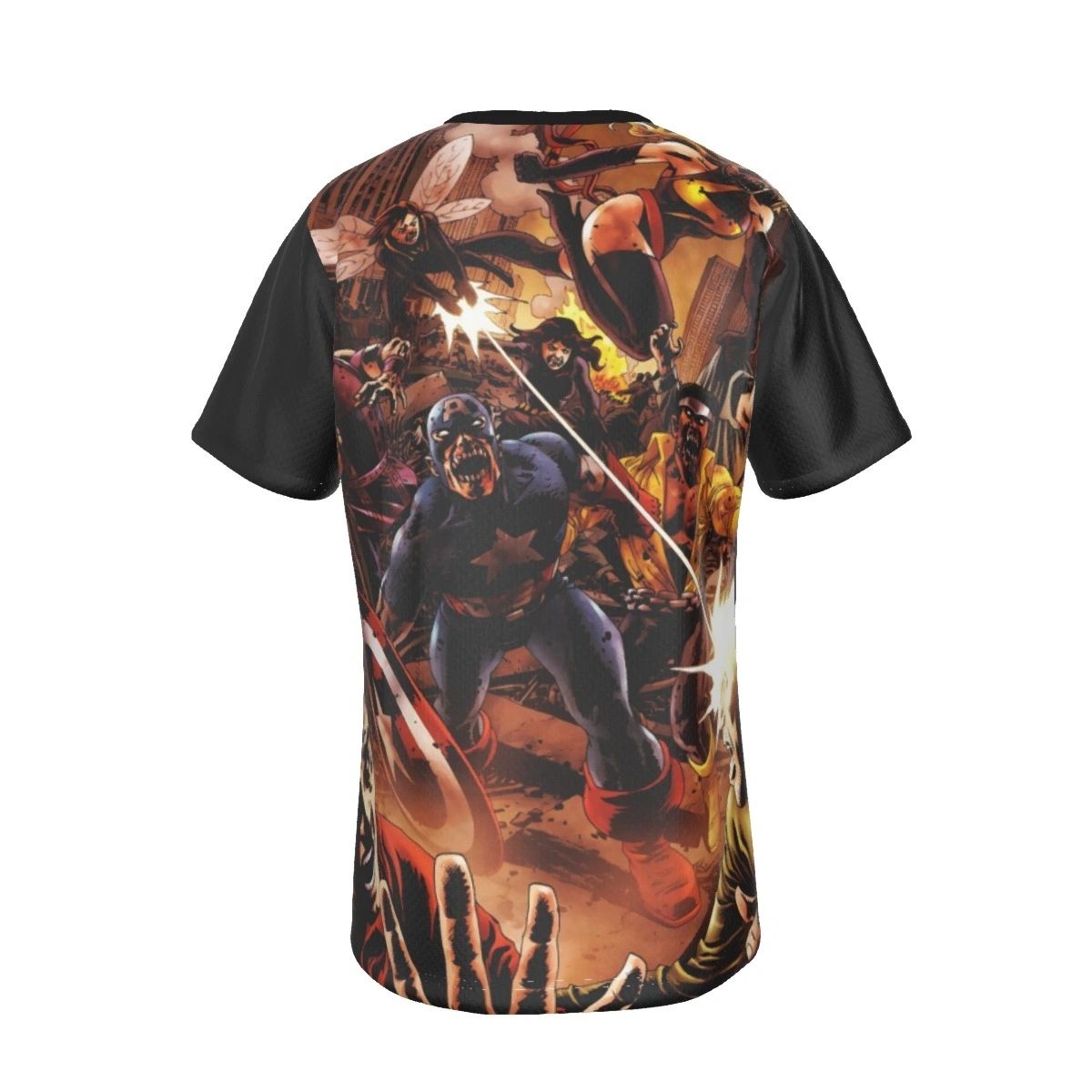 MARVEL ZOMBIES NEW AVENGERS ALL OVER PRINT SHIRT AND TANK - SECRET SALE
