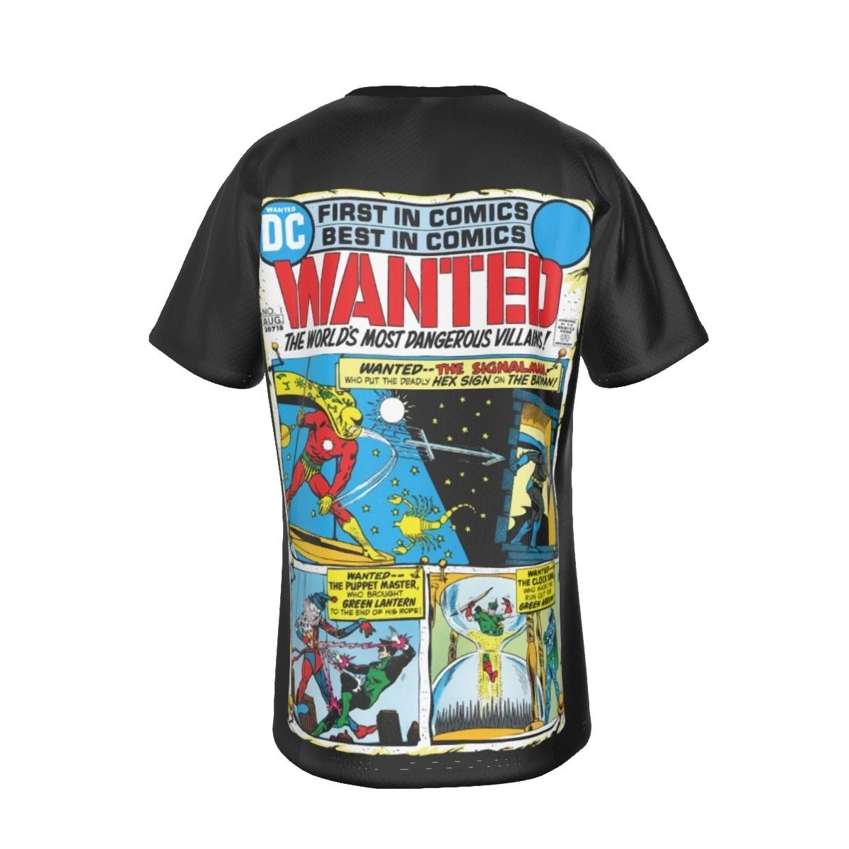 WANTED DC VILLAINS 1 ALL OVER PRINT SHIRT AND TANK
