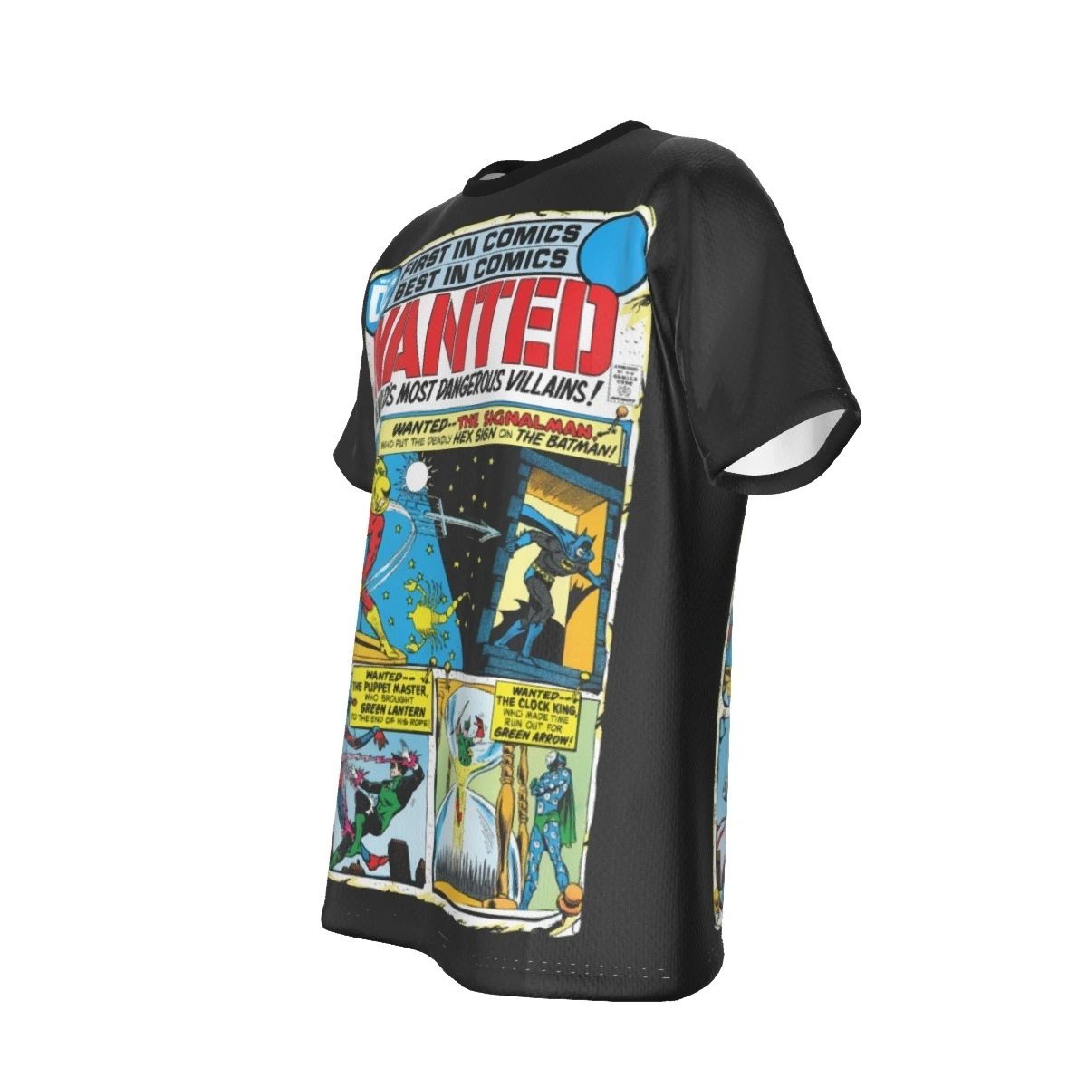 WANTED DC VILLAINS 1 ALL OVER PRINT SHIRT AND TANK
