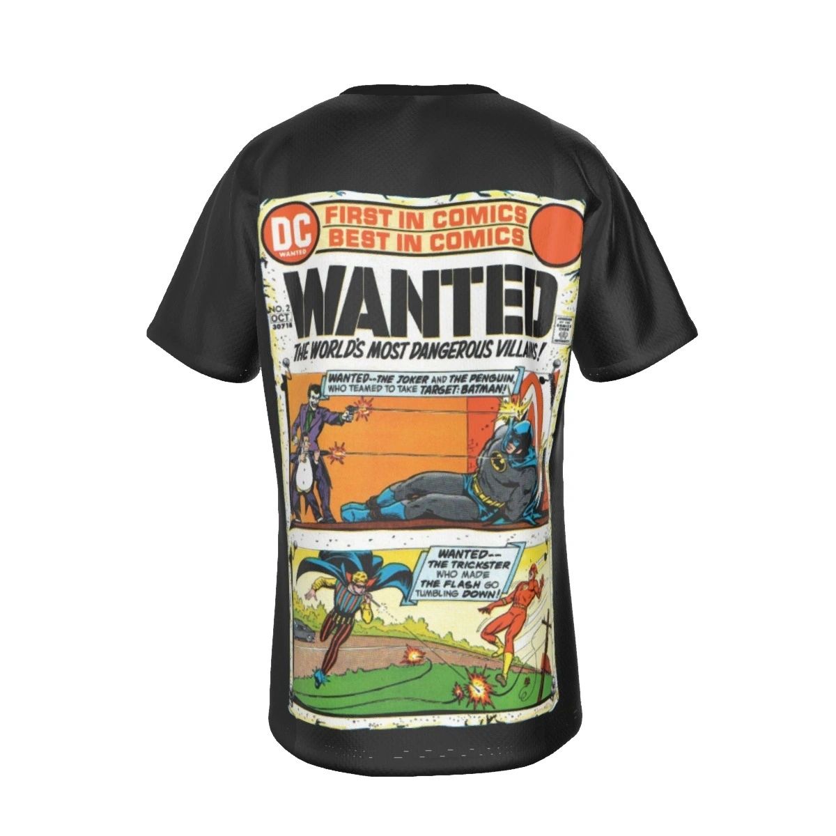 WANTED DC VILLAINS 2 ALL OVER PRINT SHIRT AND TANK