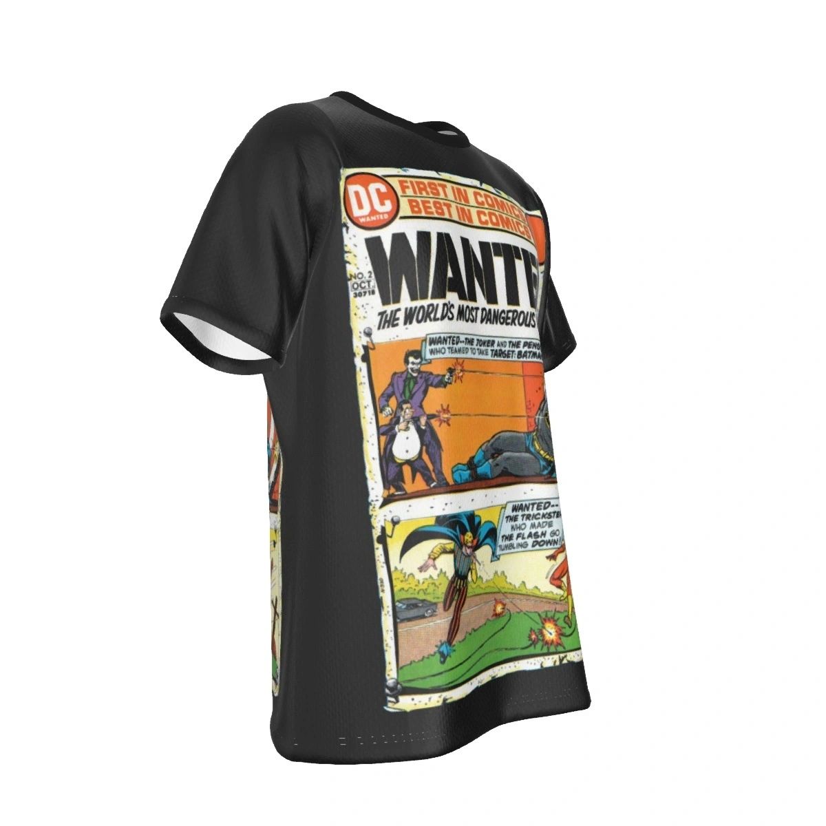 WANTED DC VILLAINS 2 ALL OVER PRINT SHIRT AND TANK