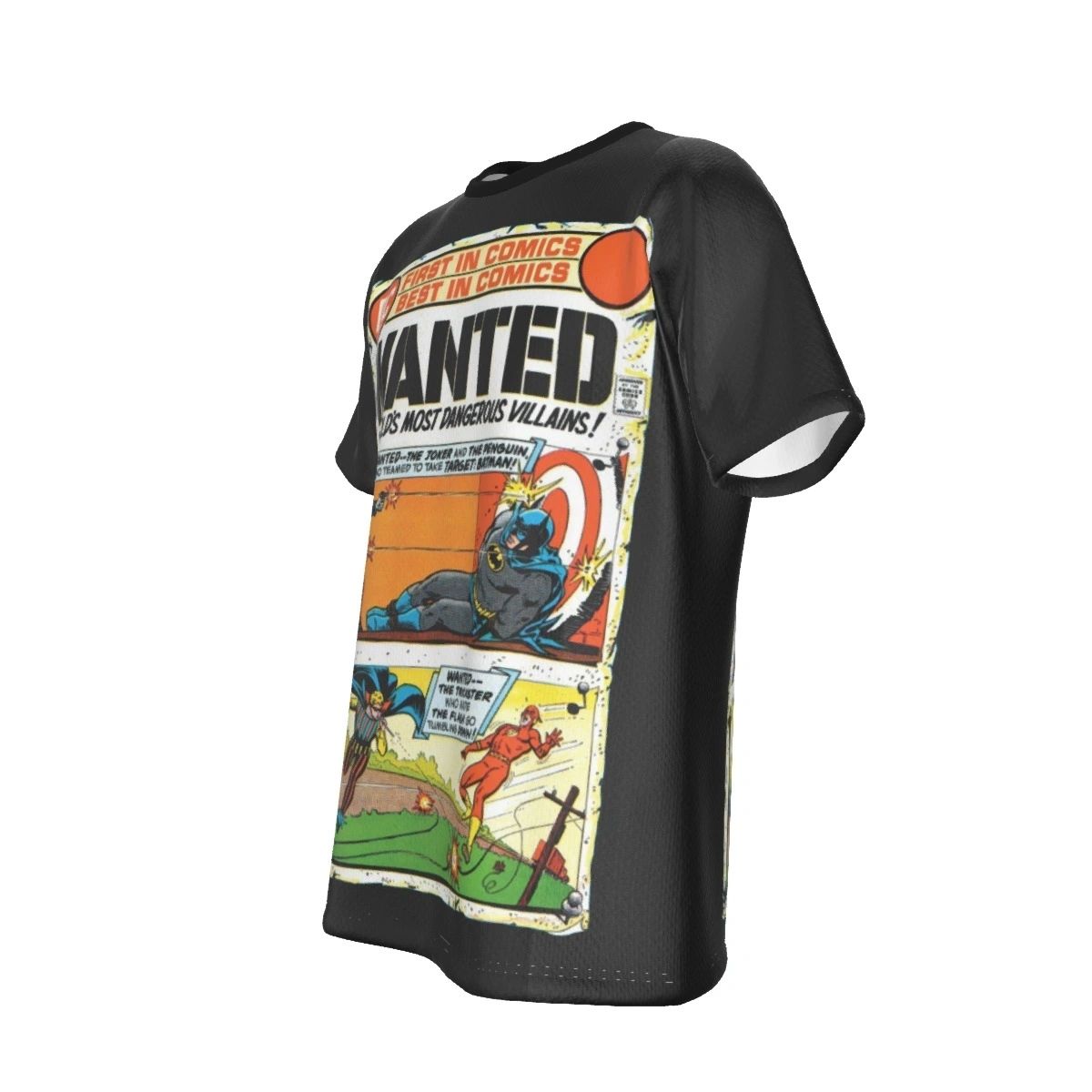 WANTED DC VILLAINS 2 ALL OVER PRINT SHIRT AND TANK