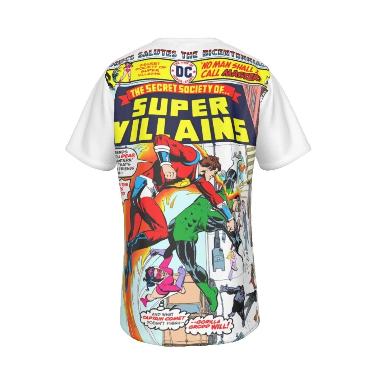 SECRET SOCIETY OF SUPER VILLAINS 2 ALL OVER PRINT SHIRT AND TANK