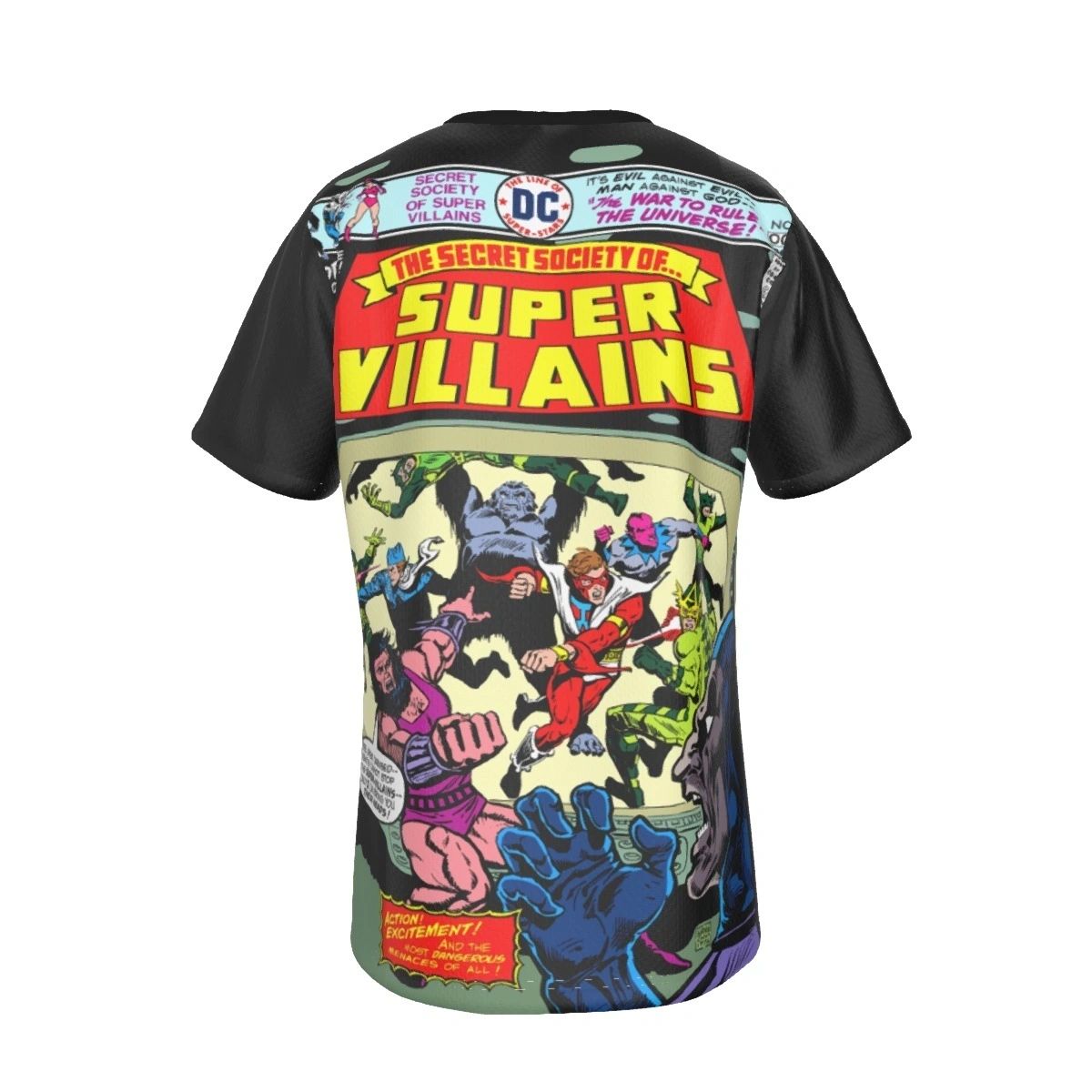 SECRET SOCIETY OF SUPER VILLAINS 3 ALL OVER PRINT SHIRT AND TANK