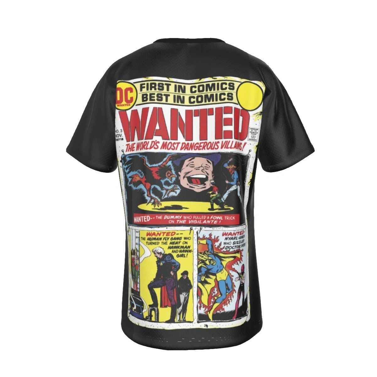 WANTED DC VILLAINS 3 ALL OVER PRINT SHIRT AND TANK