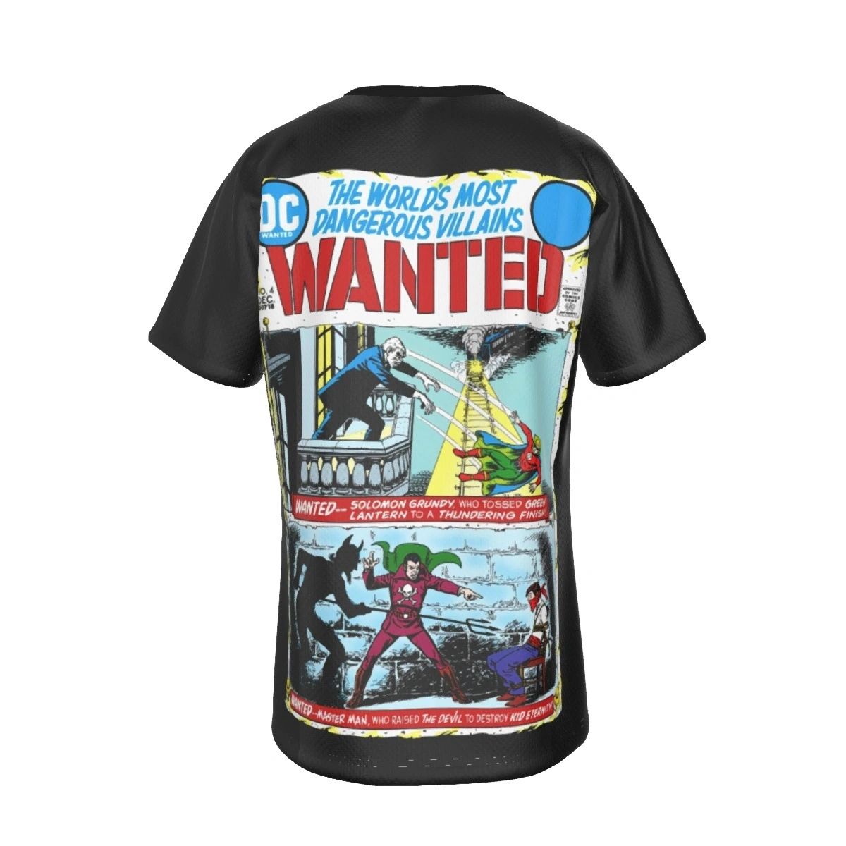 WANTED DC VILLAINS 4 ALL OVER PRINT SHIRT AND TANK