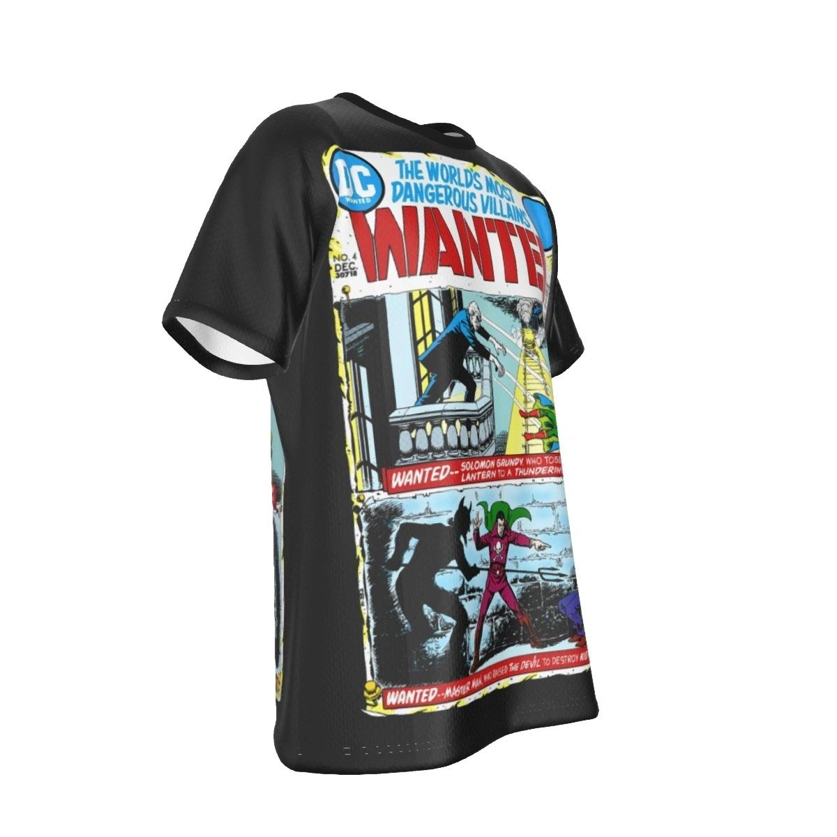 WANTED DC VILLAINS 4 ALL OVER PRINT SHIRT AND TANK