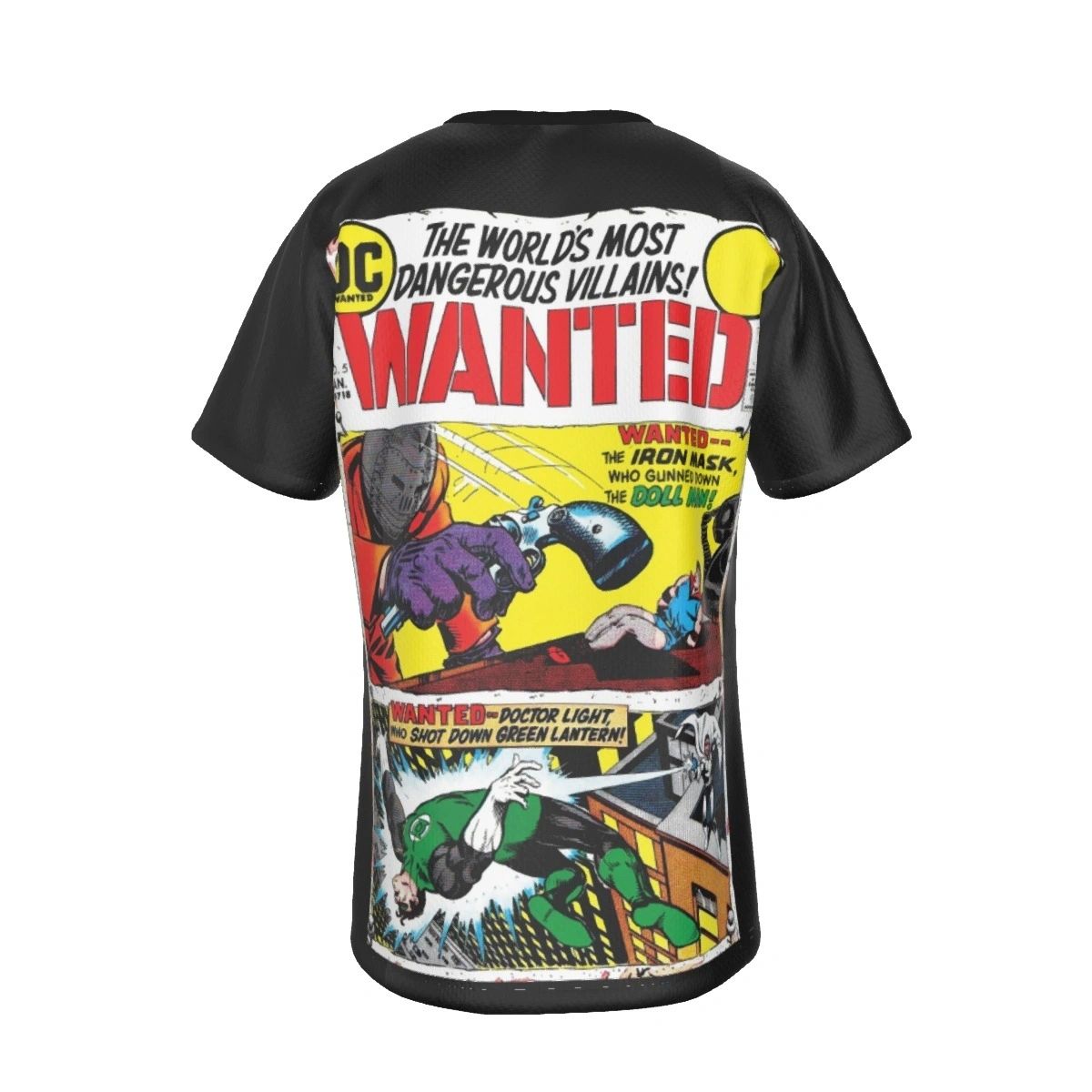 WANTED DC VILLAINS 5 ALL OVER PRINT SHIRT AND TANK