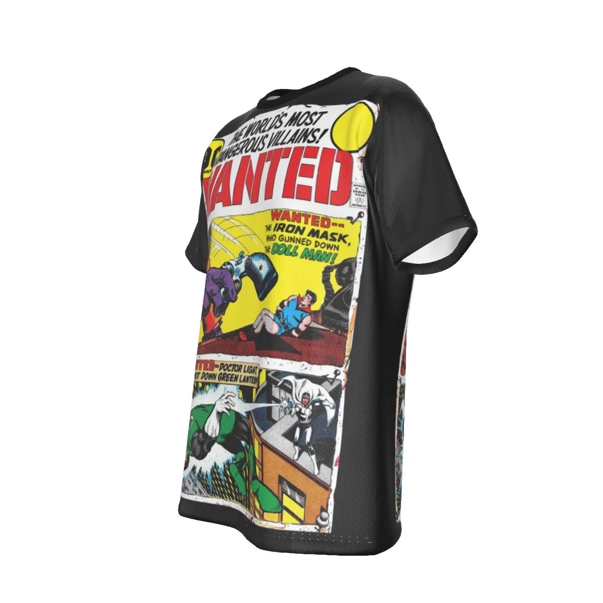 WANTED DC VILLAINS 5 ALL OVER PRINT SHIRT AND TANK