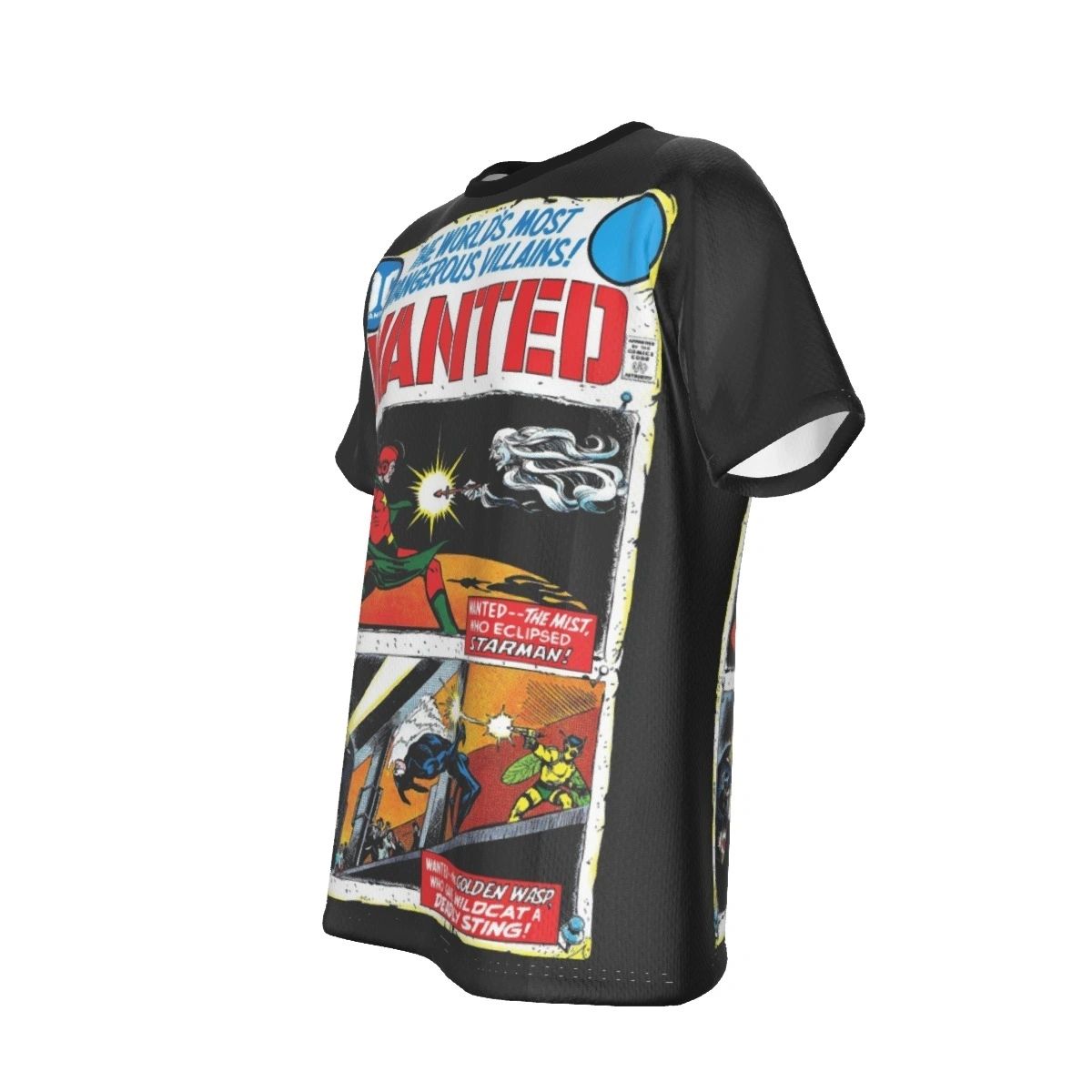 WANTED DC VILLAINS 6 ALL OVER PRINT SHIRT AND TANK