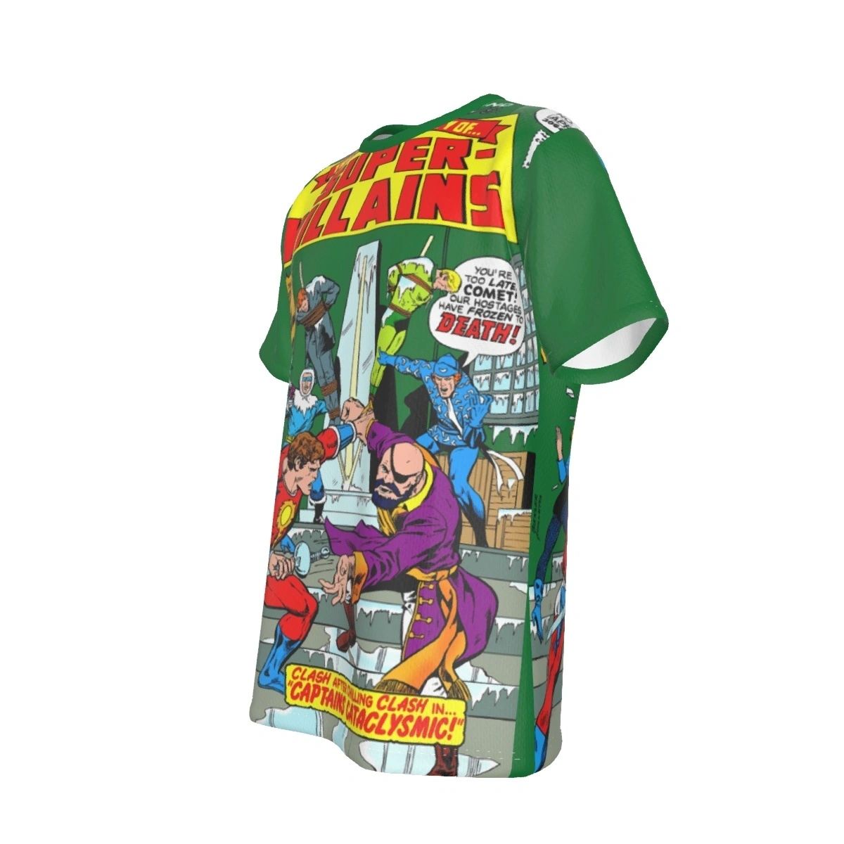 SECRET SOCIETY OF SUPER VILLAINS 6 ALL OVER PRINT SHIRT AND TANK