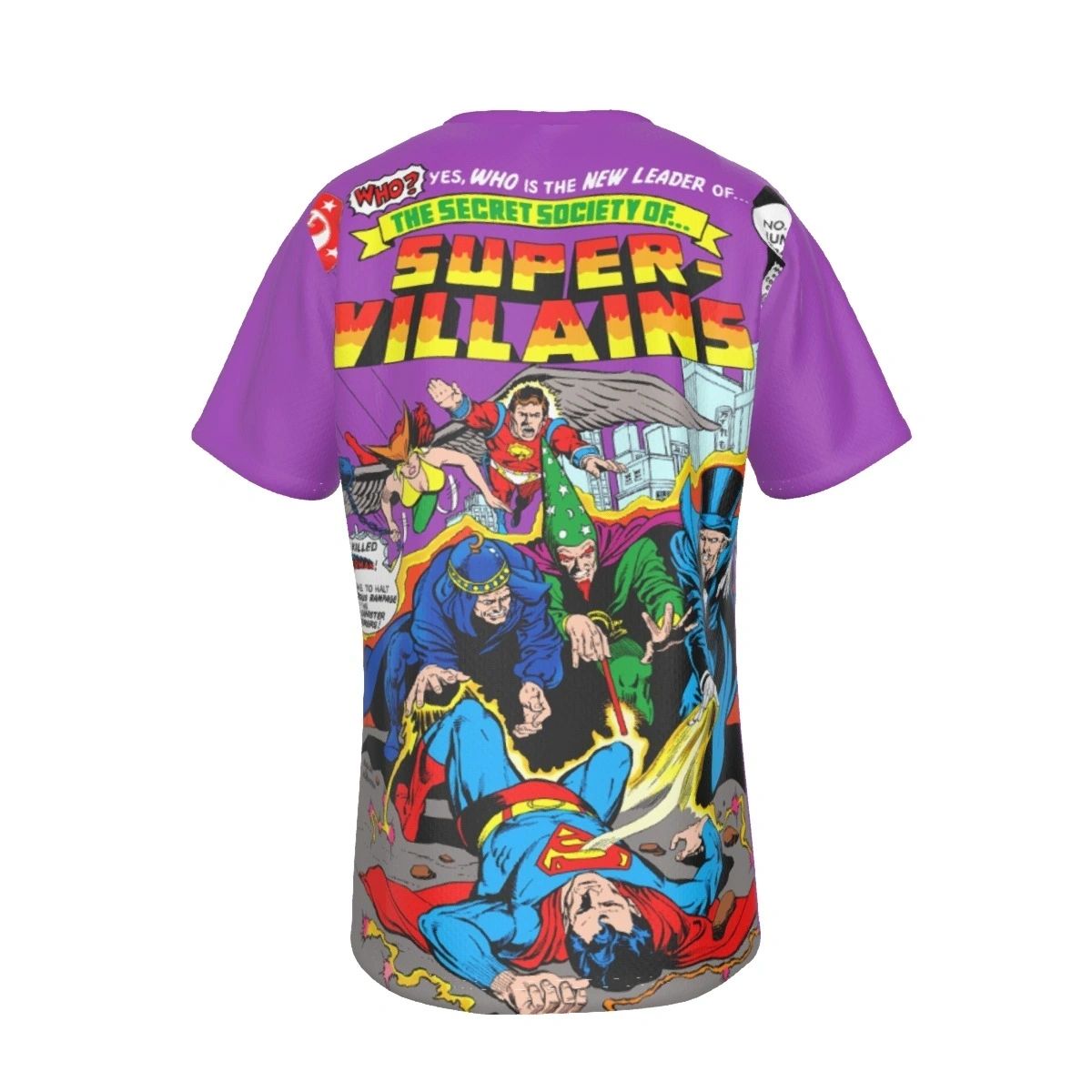 SECRET SOCIETY OF SUPER VILLAINS 7 ALL OVER PRINT SHIRT AND TANK