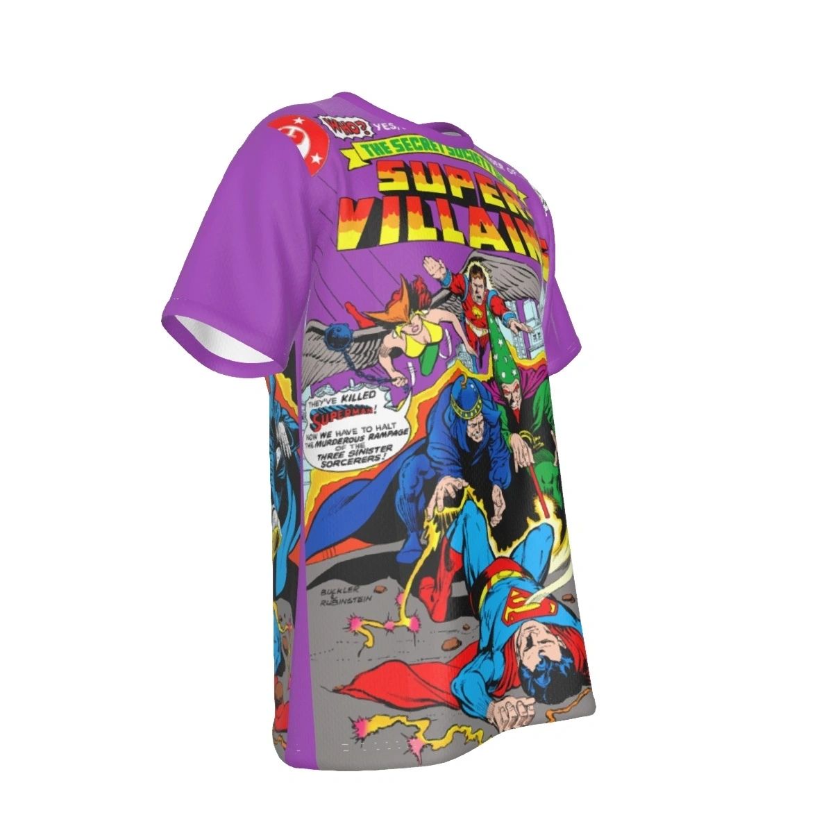 SECRET SOCIETY OF SUPER VILLAINS 7 ALL OVER PRINT SHIRT AND TANK
