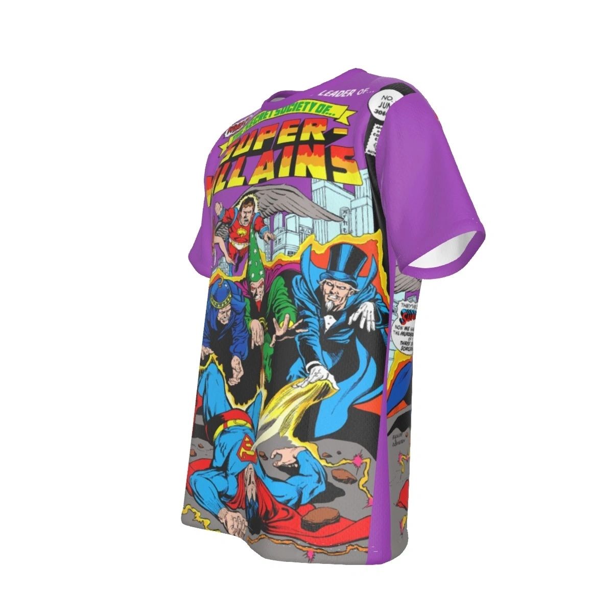 SECRET SOCIETY OF SUPER VILLAINS 7 ALL OVER PRINT SHIRT AND TANK