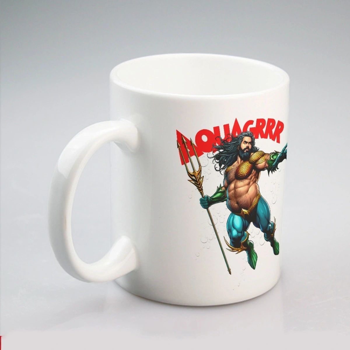 AQUA-GRRR COFFEE MUG -OF THE SUPERGRRRRs SERIES