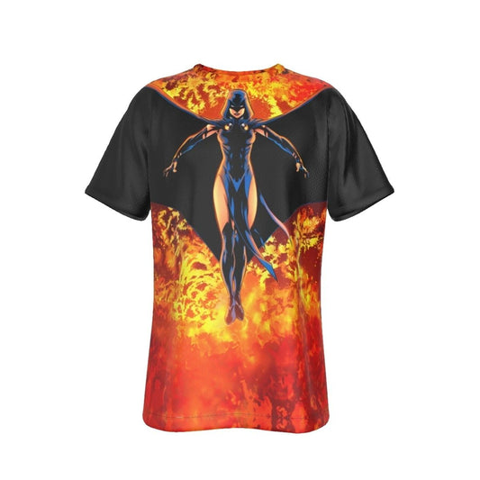 RAVEN ALL OVER PRINT SHIRT AND TANK -TEEN TITANS 8