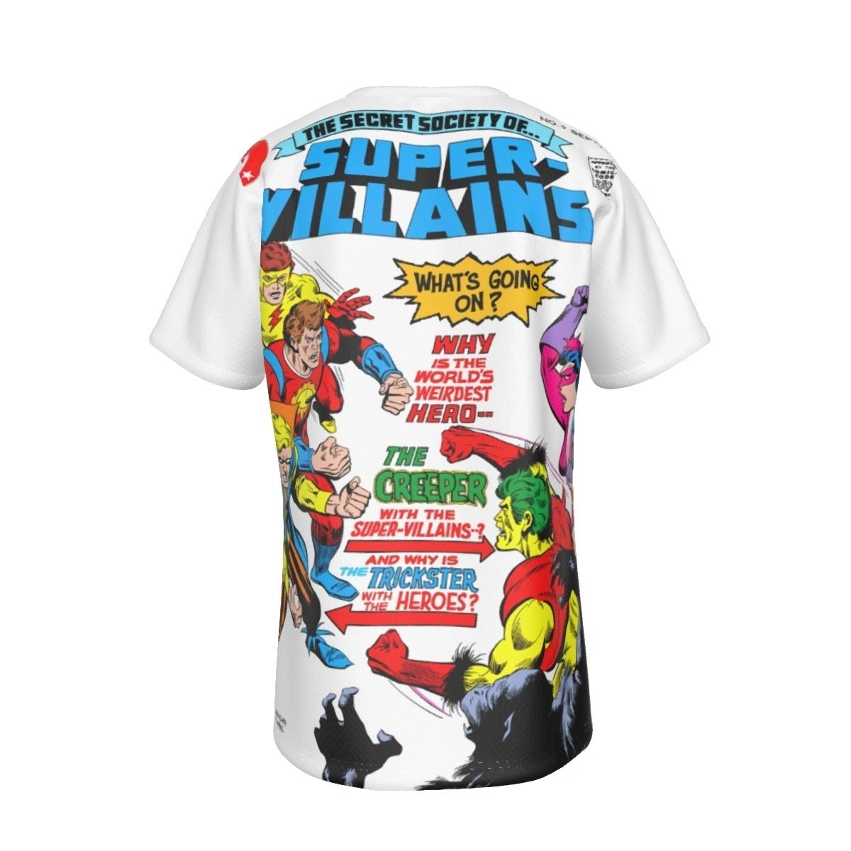 SECRET SOCIETY OF SUPER VILLAINS 9 ALL OVER PRINT SHIRT AND TANK