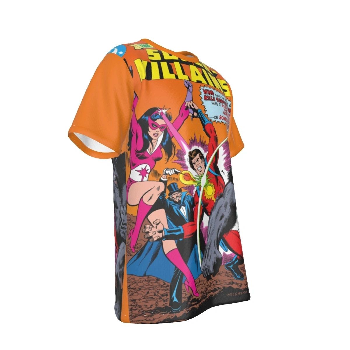 SECRET SOCIETY OF SUPER VILLAINS 10 ALL OVER PRINT SHIRT AND TANK