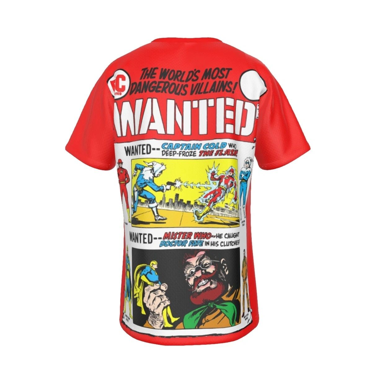 WANTED DC VILLAINS 8 ALL OVER PRINT SHIRT AND TANK
