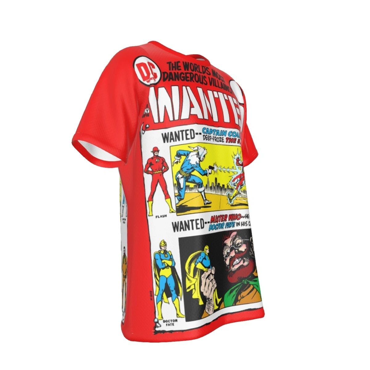 WANTED DC VILLAINS 8 ALL OVER PRINT SHIRT AND TANK