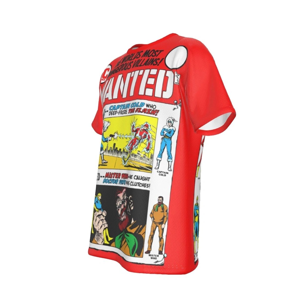 WANTED DC VILLAINS 8 ALL OVER PRINT SHIRT AND TANK