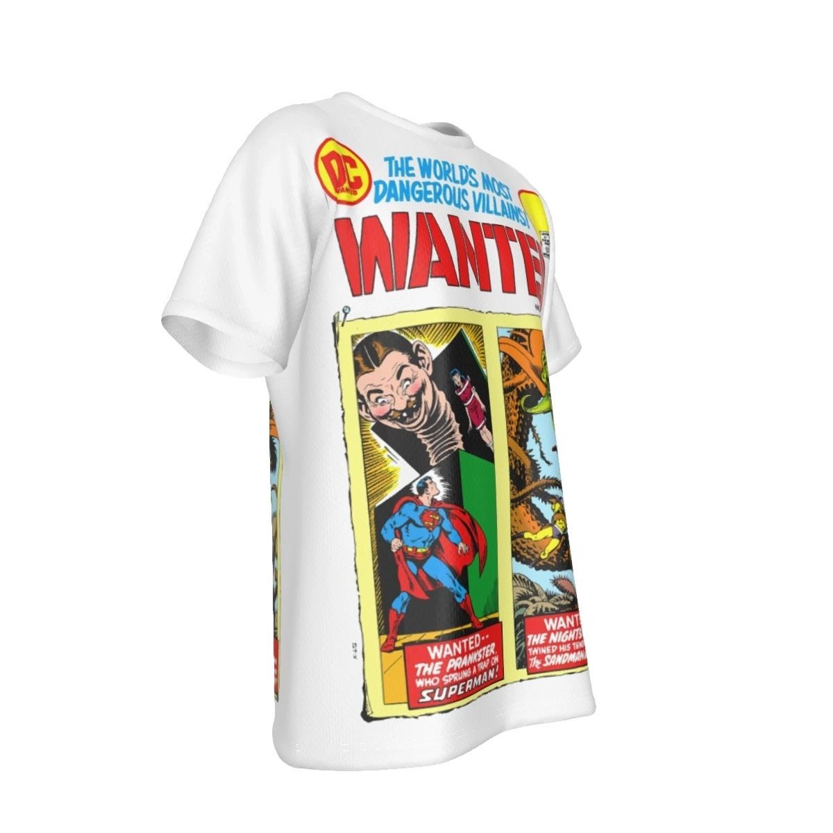 WANTED DC VILLAINS 9 ALL OVER PRINT SHIRT AND TANK