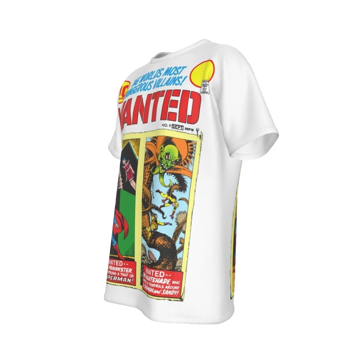 WANTED DC VILLAINS 9 ALL OVER PRINT SHIRT AND TANK