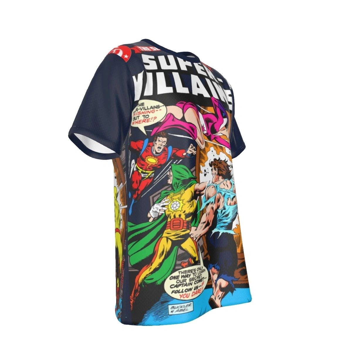 SECRET SOCIETY OF SUPER VILLAINS 12 ALL OVER PRINT SHIRT AND TANK