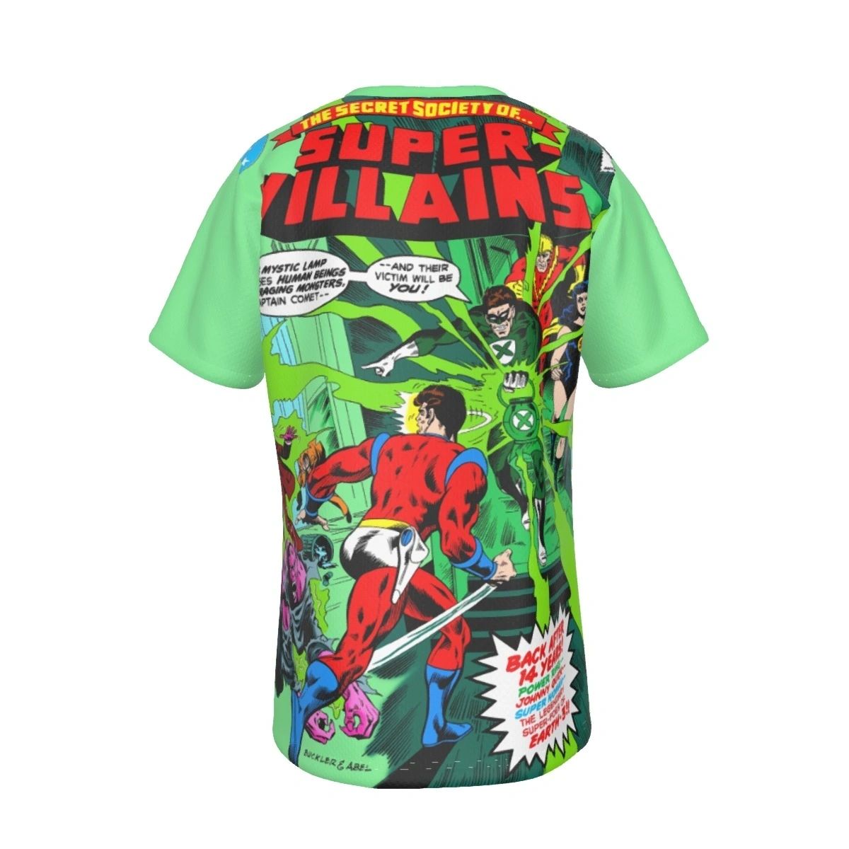 SECRET SOCIETY OF SUPER VILLAINS 14 ALL OVER PRINT SHIRT AND TANK