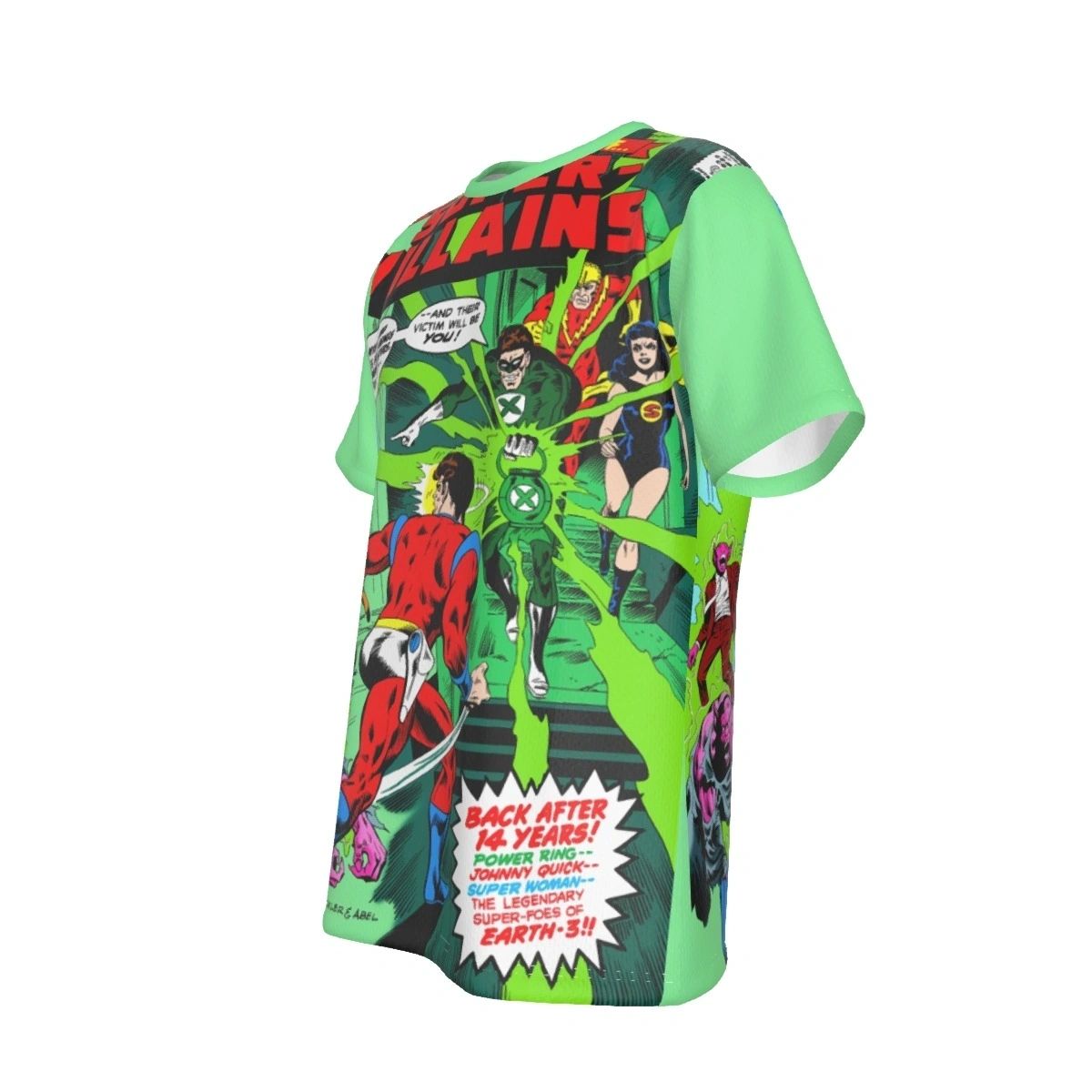 SECRET SOCIETY OF SUPER VILLAINS 14 ALL OVER PRINT SHIRT AND TANK